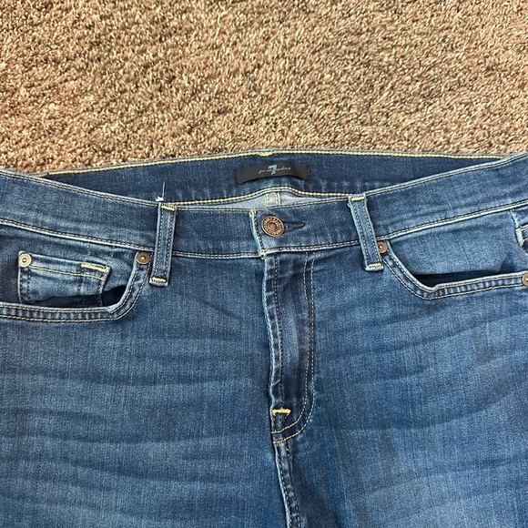 7 For All Mankind Ankle Gwenevere Jean sz 30 - Picture 2 of 7